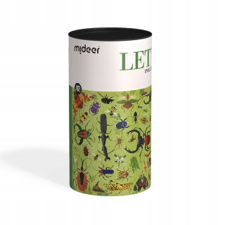 Puzzle pre deti - Puzzle Poďme sa učiť! Mideer Insects of the World 126 položiek